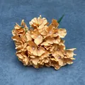 Artificial 5-stem hydrangea bouquet in apricot orange for wedding decor - New Light Coffee Without Leaves