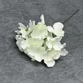 Realistische weiße künstliche Hortensie mit grünem Stiel für die Wohndekoration - Ohne Stiel / Weiß