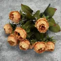 Bouquet de pivoines artificielles orange abricot pour décoration de mariage - Pivoine / Orange