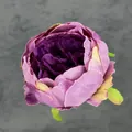 Kunstmatige pioenroos bloemkop in paars verloop voor DIY decoratie en accessoires - Paars
