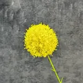 Kunstmatige gele craspedia bloemstengel voor decoratieve vazen en bruiloft styling - Geel