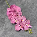Künstliche 3D-Druck Orchidee in Dunkelrosa mit Seidentextur-Beschichtung - Fuchsie