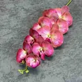 3D-geprinte vlinderorchidee in diep magenta met realistische textuur en bloemknop - Paars Roze