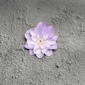 Artificial violet delphinium flower head in purple for DIY hair accessories - Purple