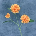 Kunstmatige dahlia met drie koppen in levendig oranje voor bruiloftsdecoratie - Oranje