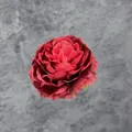 Tête de pivoine artificielle rouge foncé en soie pour décoration de mariage DIY - Rouge