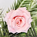 Künstlicher 10cm Rosenkopf aus Seide in Rosa für Hochzeitsdeko und DIY-Floristik - Rosa