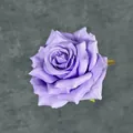 Naturgetreue 10cm lila künstliche Seidenrosenblüte für Hochzeitskuchendekoration - Flieder