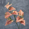 Künstliche Syngonium-Blätter in Rosa und Grün für Heim- und Hochzeitsdeko - Rosa und Grün