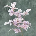 Foglie di uccello artificiali viola chiaro con venature dorate per decorazioni - Viola Chiaro