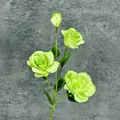 Künstlicher 4-Kopf Lisianthus Seidenblumenstrauß für Haus- und Hochzeitsdekoration - 4 Köpfe / Grün