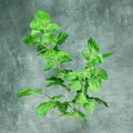 Ramo di foglie verdi artificiali con texture realistica per decoro matrimonio - Verde Erba