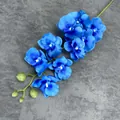 Τεχνητή μπλε ορχιδέα phalaenopsis από μετάξι με εννέα κεφαλές για τη διακόσμηση του σπιτιού - Μπλε ζαφείρι