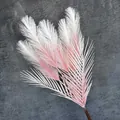 Mazzo di erba pampa artificiale sfumata rosa e bianca per decorazioni domestiche - Rosa Chiaro