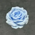 Artificial light blue 11cm rose flower head for wedding decoration and DIY crafts - Light Blue