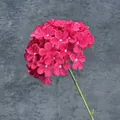 Kunstmatige rozerode hortensia voor bruiloftsdecoratie met realistische textuur en steel - Rozerood