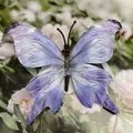 Artificial purple silk butterfly orchid for DIY wedding decor and hair accessories - Simulation Butterfly (#25) / 11cm / Purple Gradient