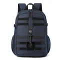 Dunkelblauer, leichter, vielseitiger Rucksack mit MOLLE-System für Reise und Business - Dunkelblau
