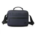 Men's functional navy blue crossbody bag in water-resistant nylon with adjustable strap - L / Dark Blue