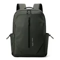 Sac à dos minimaliste vert olive pour ordinateur 16 pouces avec finition mate étanche - Vert Militaire
