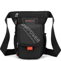 WEPOWER black multifunctional outdoor waist bag and drop leg bag for hiking and cycling - Black