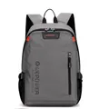 WEPOWER grey large capacity sports backpack with adjustable straps and front zip pocket - Gray