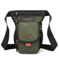 Olive green tactical waist and leg bag with WEPOWER logo and durable nylon texture - Army Green