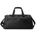 Grande borsa sportiva nera impermeabile con manici superiori e logo WEPOWER bianco - Nero