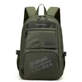 Sac à dos commuteur vert armée grande capacité avec logo WEPOWER et boucles réglables - Vert Militaire
