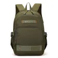 Olive green multifunctional outdoor backpack with water resistant nylon fabric - Army Green