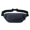 Borsa a tracolla tattica blu scuro con scritta WE POWER e fibbia magnetica - Blu scuro