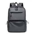 Zaino business grigio scuro impermeabile con tasche a cerniera per laptop e viaggi - Grigio