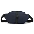 Marsupio blu navy con cinghie nere regolabili e fibbia in plastica ad alta resistenza - Blu Notte