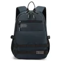 Wasserdichter dunkelblauer Business-Rucksack für Herren mit mehreren Taschen und Netzgurten - Dunkelblau