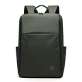 Waterproof dark green business laptop backpack with ergonomic straps for travel - Army Green