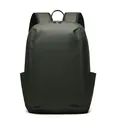 Waterproof business laptop backpack in army green matte finish with double zippers - Army Green