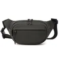Marsupio sportivo grigio-verde in nylon ad alta densità con trama a nido d'ape - Grigio