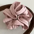 Coletero de tela rosa claro estilo vintage francés con pliegues en bandeja - Rosa