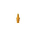 Inkless eternal pencil replaceable nib in vibrant orange finish with threaded base - Bulk Replacement Tips / Pale Yellow