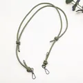 Sage green adjustable faux leather replacement shoulder strap for crossbody bags - Silver Plate Hook / Matcha Green