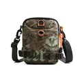 Sacoche camouflage pour homme avec détails orange et bandoulière réglable - Nouveau Camouflage