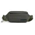Sac bandoulière en nylon imperméable vert olive avec étiquette HAOSHUAI plein air - Vert Militaire
