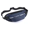 Marsupio blu navy impermeabile con cinturino regolabile e foro per auricolari - Blu scuro