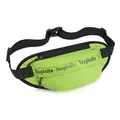 Marsupio impermeabile verde neon con tracolla nera regolabile e marchio Toughslhs - Verde Fluorescente