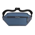 Wasserdichte, matt dunkelblaue Brusttasche für Herren mit We Power Druck auf der Front - Mit We Power Logo / Dunkelblau
