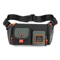 Waterproof military tactical crossbody bag in black and olive green for outdoor use - Grey Green