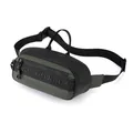 Waterproof men's crossbody chest bag in black and dark green with WE POWER strap - Army Green