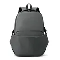Sac à dos d'affaires gris foncé imperméable pour ordinateur avec finition mate élégante - Gris