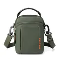 Army green WEPOWER crossbody bag in waterproof nylon with adjustable shoulder strap - Army Green