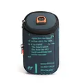 Bolsa de brazo deportiva impermeable azul oscuro con cremallera y para auriculares - Azul marino